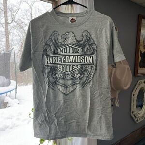 Harley-Davidson Gray Graphic Tee